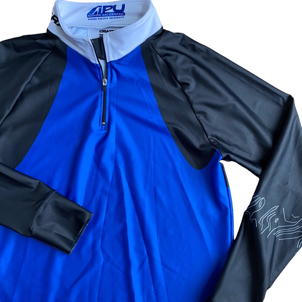 Craft Quarter Zip Base Layer Ski Mens Large Nordic Cross Country Race Cycling